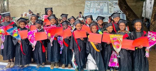 Children graduation ceremony